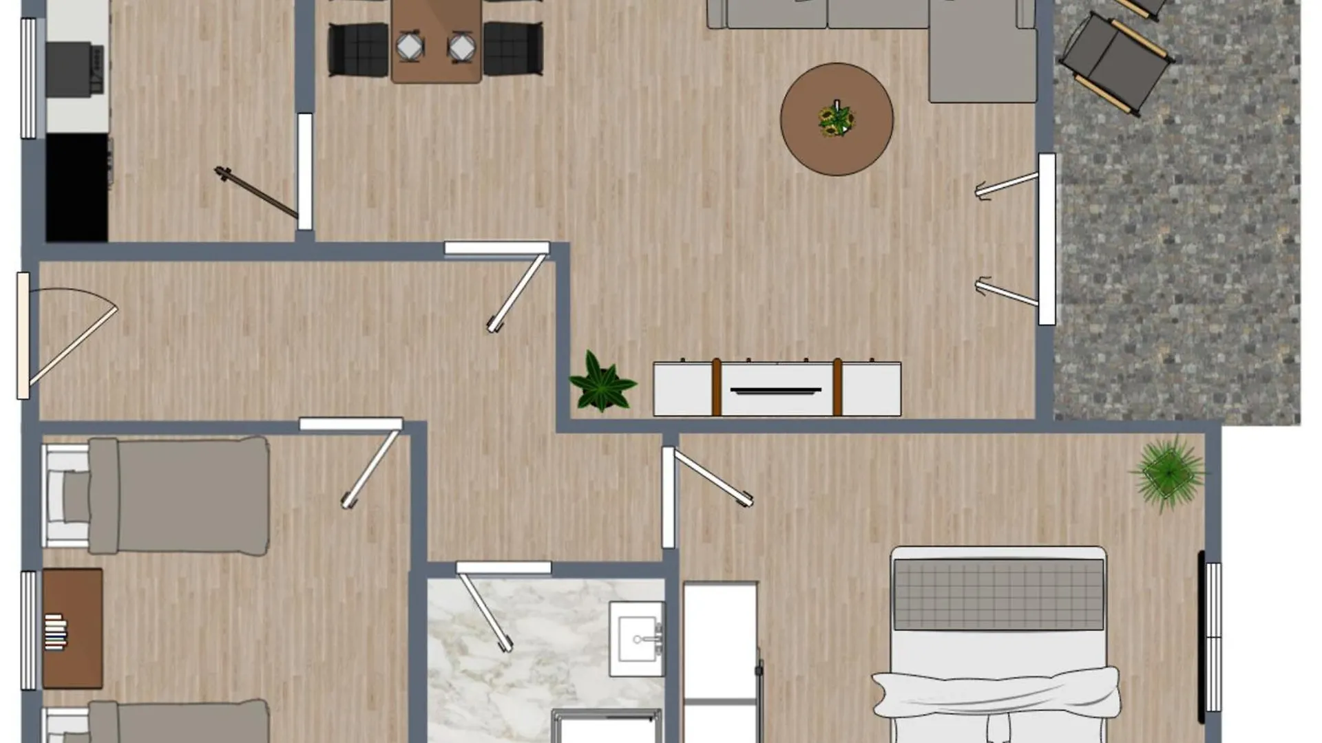 Ferienhaus Nr 82, Kategorie Economy, Feriendorf Hochbergle, Allgaeu Villa Bichel